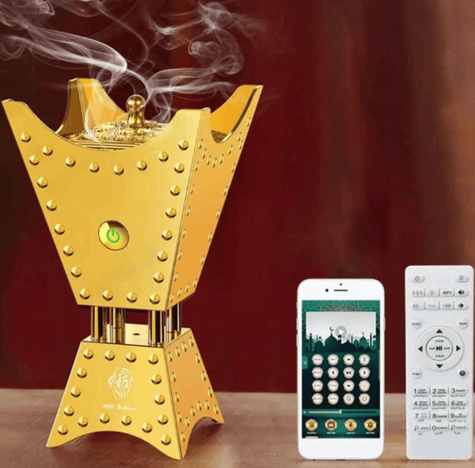 مبخرة عود كهربائية بمكبر صوت - متجر رحلة